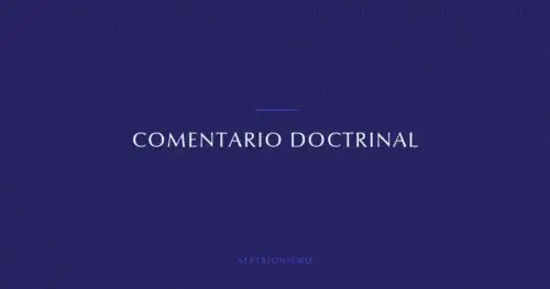 Comentario doctrinal